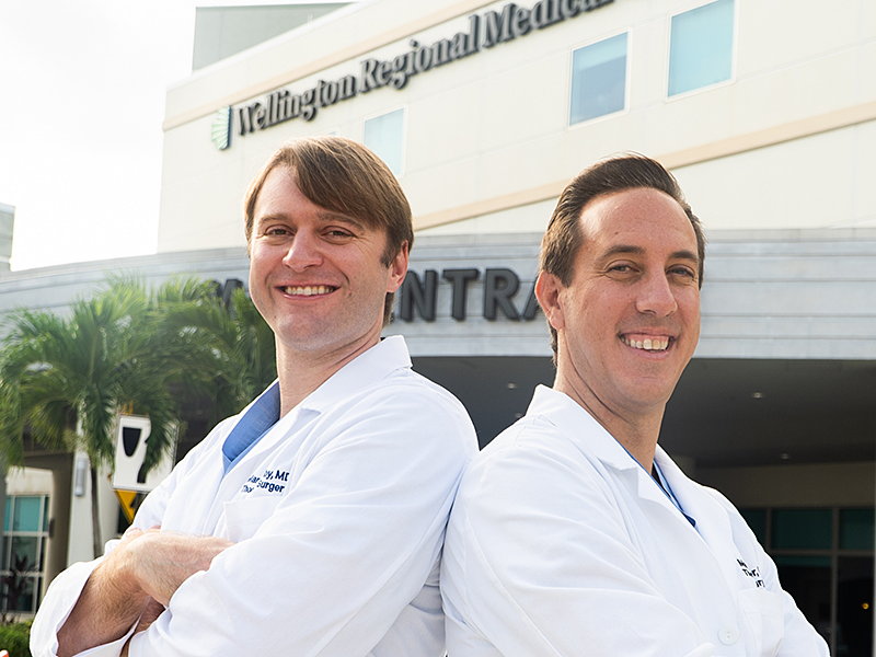 Dr. Mark Meyer (left) and Dr. Marcus Eby (right)